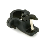 Burley Travoy Hitch accessory for bike trailer mounts compatible with 2010+ models, shown attached to a bicycle.