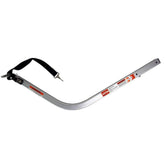 Burley double tow bar assembly for child trailers and flatbed models, shown in close-up view.