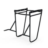 Burley Coho Pannier Rack for Coho XC bike, black metal accessory expanding cargo capacity and compatibility for cycling.