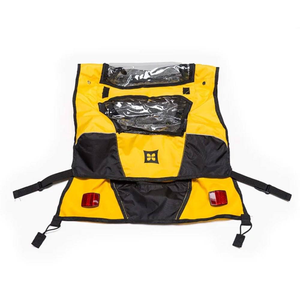 Burley Tail Wagon Cover replacement for 2008-2021, durable accessories with wagon mounts and spares, shown on a wagon.