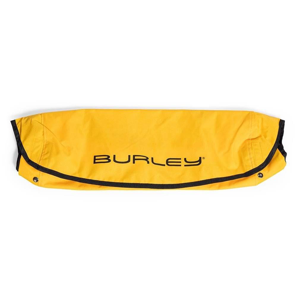 Burley Bee replacement cover with yellow tabs, compatible with 2019-2022 models, accessory for bike trailers.