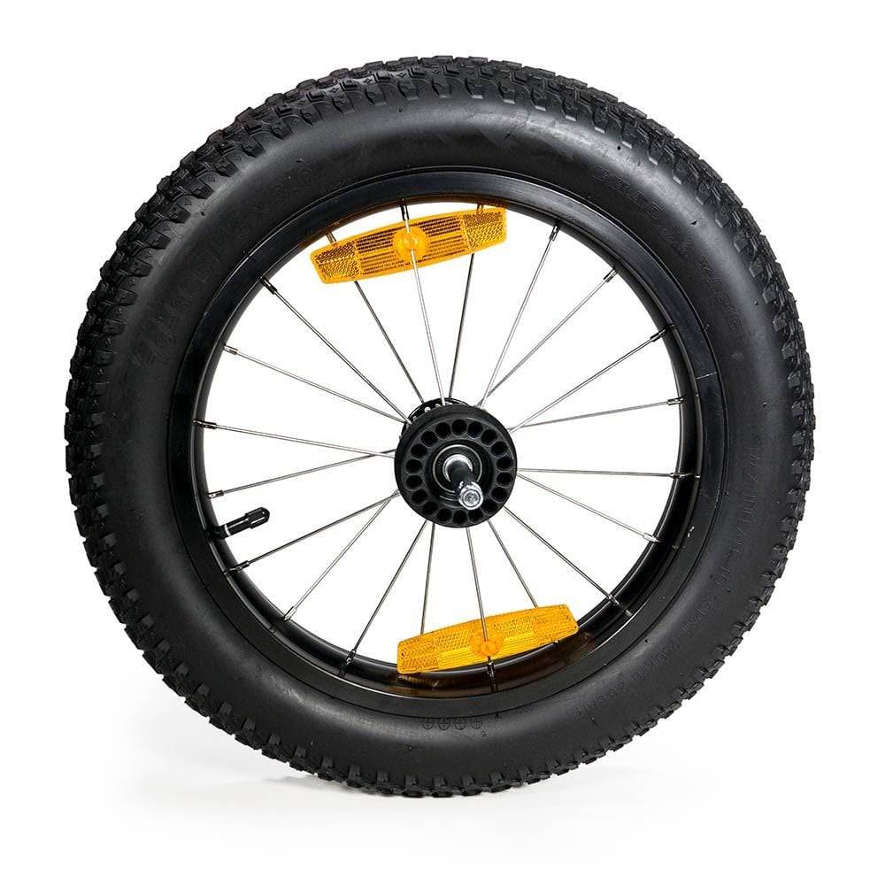 Burley 16 Plus wheel kit for all-terrain trailer accessories, featuring durable replacement wheels for trailers.
