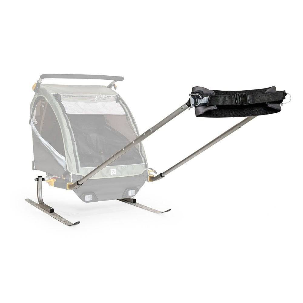 Burley Ski Kit accessories for bike trailers, includes winter mounts and spares designed for snow use.