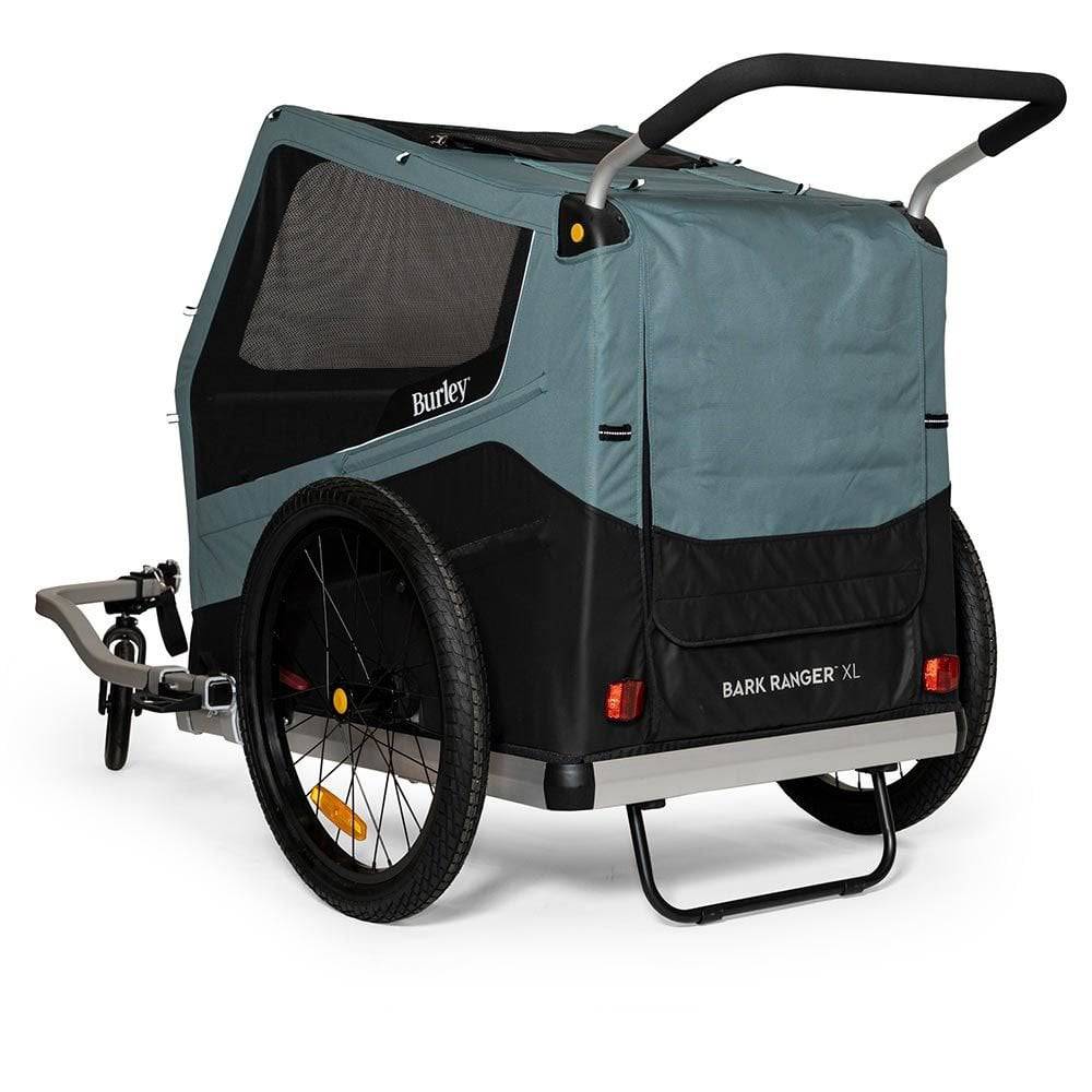 Burley Bark Ranger kickstand accessory for dog trailer, providing stability and easy loading support.