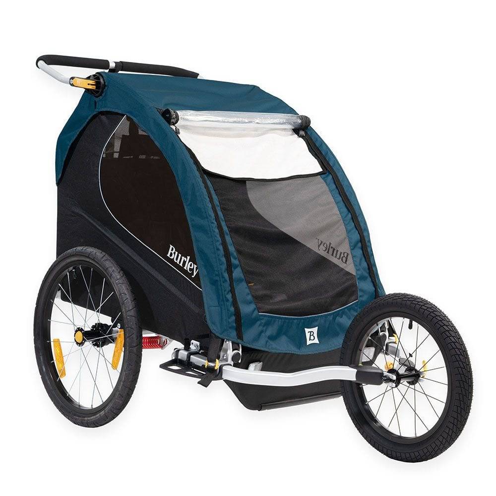 Burley Jogger Stability Kit for child bike trailers with 16-inch front wheel conversion, accessories for improved stability.