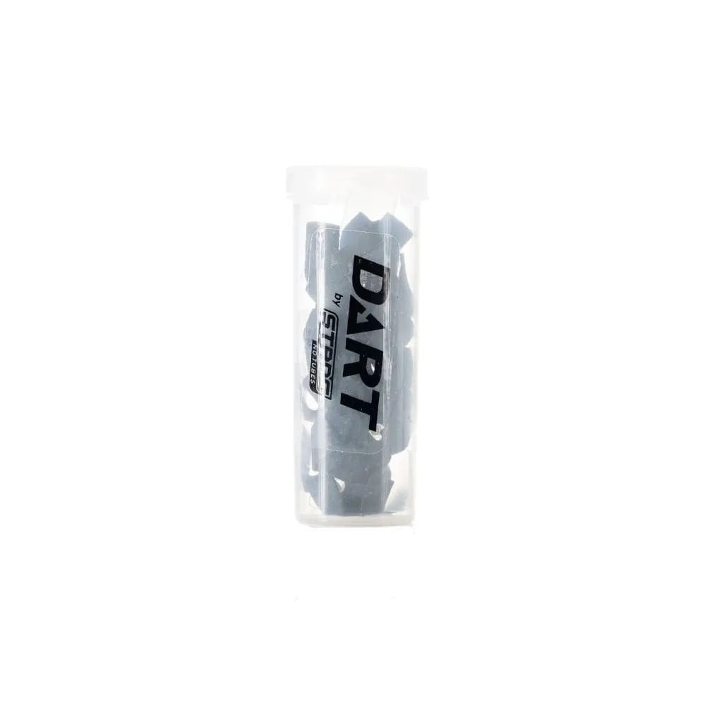 Stan's No Tubes DART Refill 2024 tubeless tyre repair plugs, 5-pack of components for puncture repairs on bicycle tyres.
