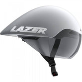 Lazer Volante KinetiCore aerodynamic cycling helmet with adjustable fit and panoramic lens, shown from side view.