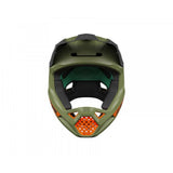 Lazer Chase KinetiCore full-face helmet with advanced impact protection, shown with adjustable straps and sleek design.