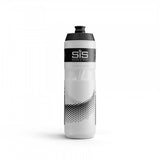 Science In Sport 800ml clear drinks bottle with easy-mix markings for SiS powders, made of durable plastic.