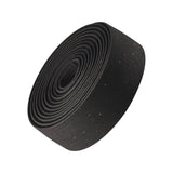 Bontrager Double Gel Cork Handlebar Tape set with reflective end plugs for cycling handlebars.