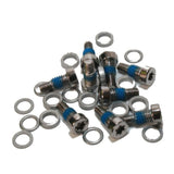 Shimano PD-GR500 pedal pins and spacers pack of 9 for mountain bike pedals, genuine replacement components, close-up view