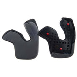 Bell Sanction 2 helmet cheekpads replacement spares, showing black and gray cheekpads with padding and attachment points.