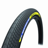 Michelin Pilot SX tubeless-ready BMX tyre mounted on wheel, suitable for hard packed and mixed terrain riding.