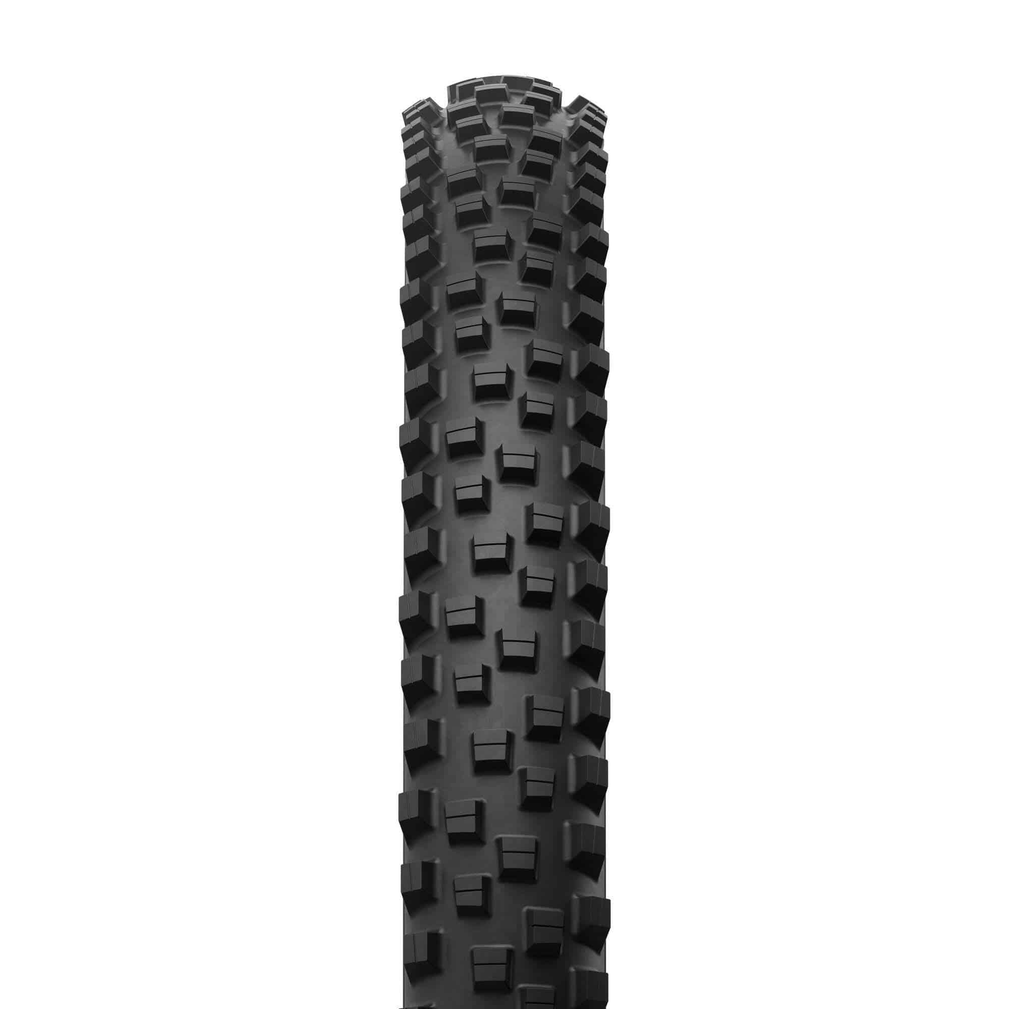 Michelin E-Wild Racing Line E-MTB tubeless-ready front and rear tires with tread pattern, designed for electric mountain bikes.