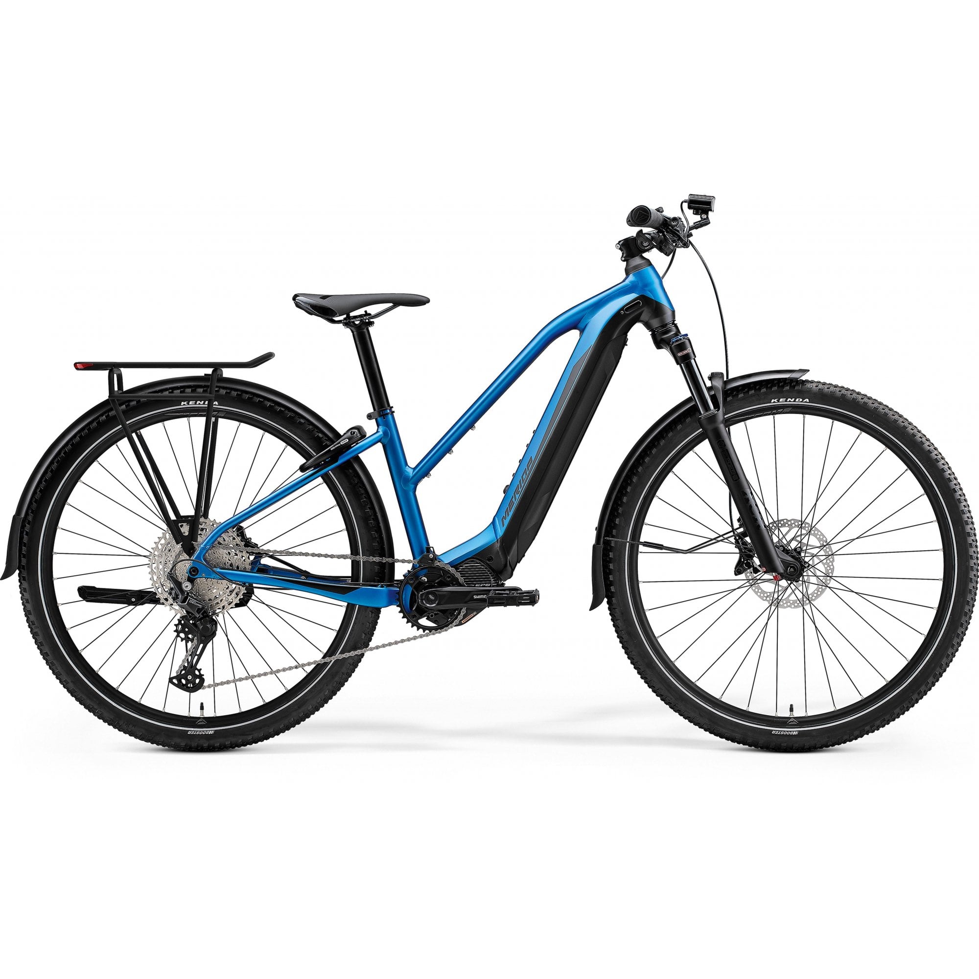 Merida eBig Tour 600 EQ - Blue / Black e-Hybrid Bike