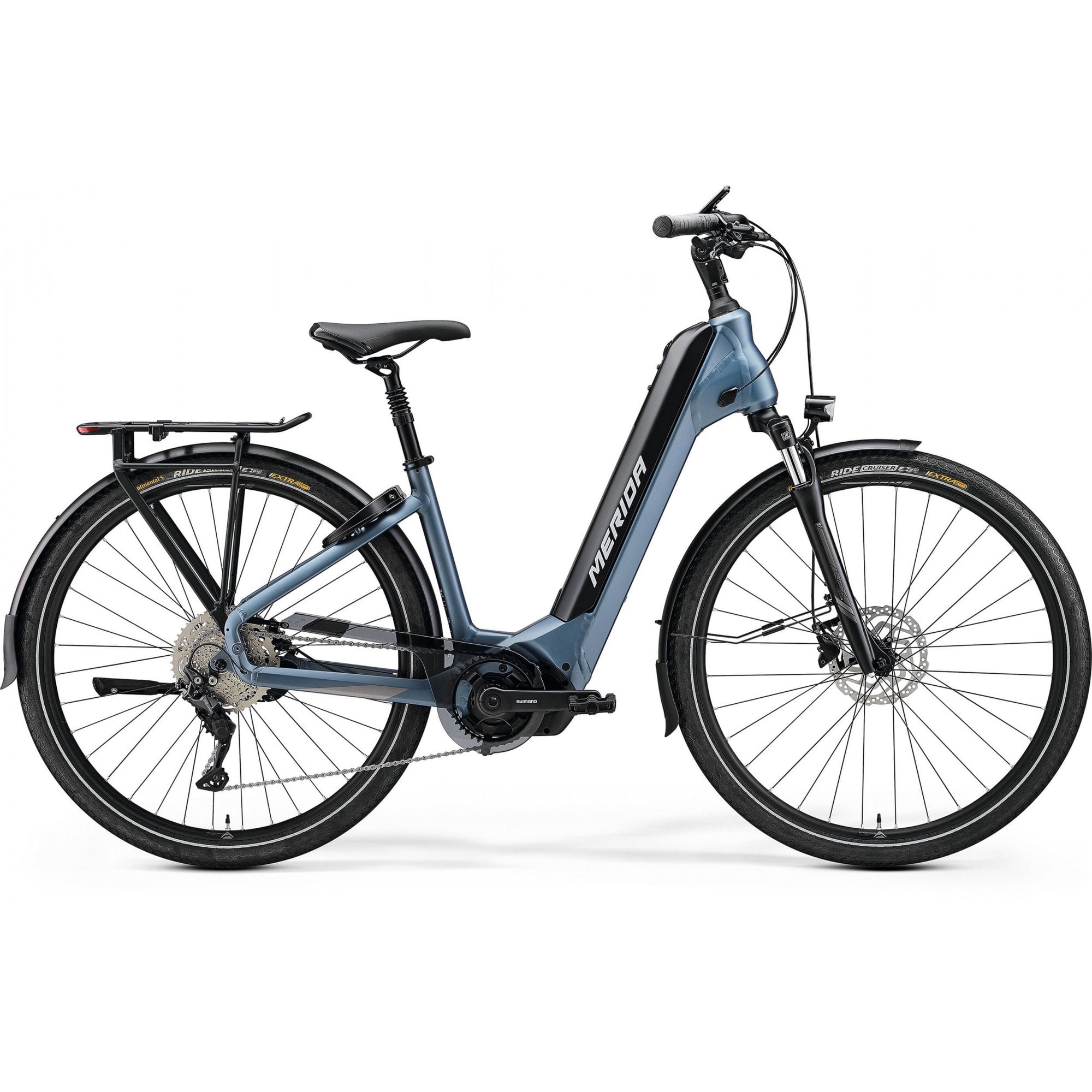 Merida eSpresso City 500 EQ - Steel Blue e-Hybrid Bike