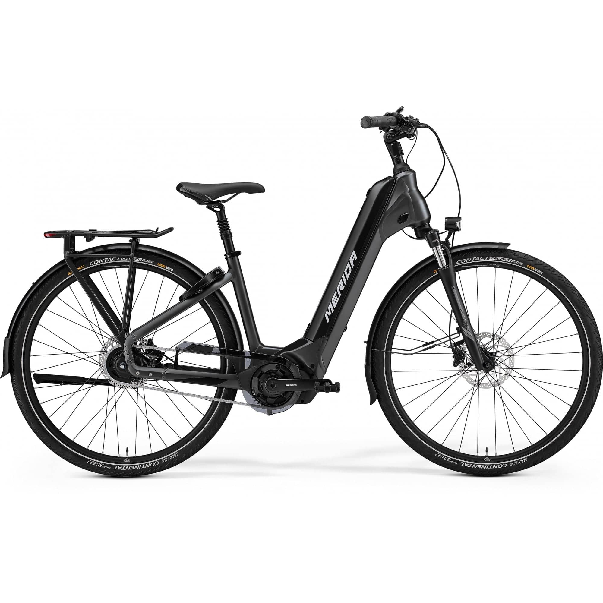 Merida eSpresso City 700 EQ - Anthracite / Black e-Hybrid Bike