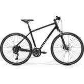 Merida Crossway 300 - Black - MY24 Hybrid Bike