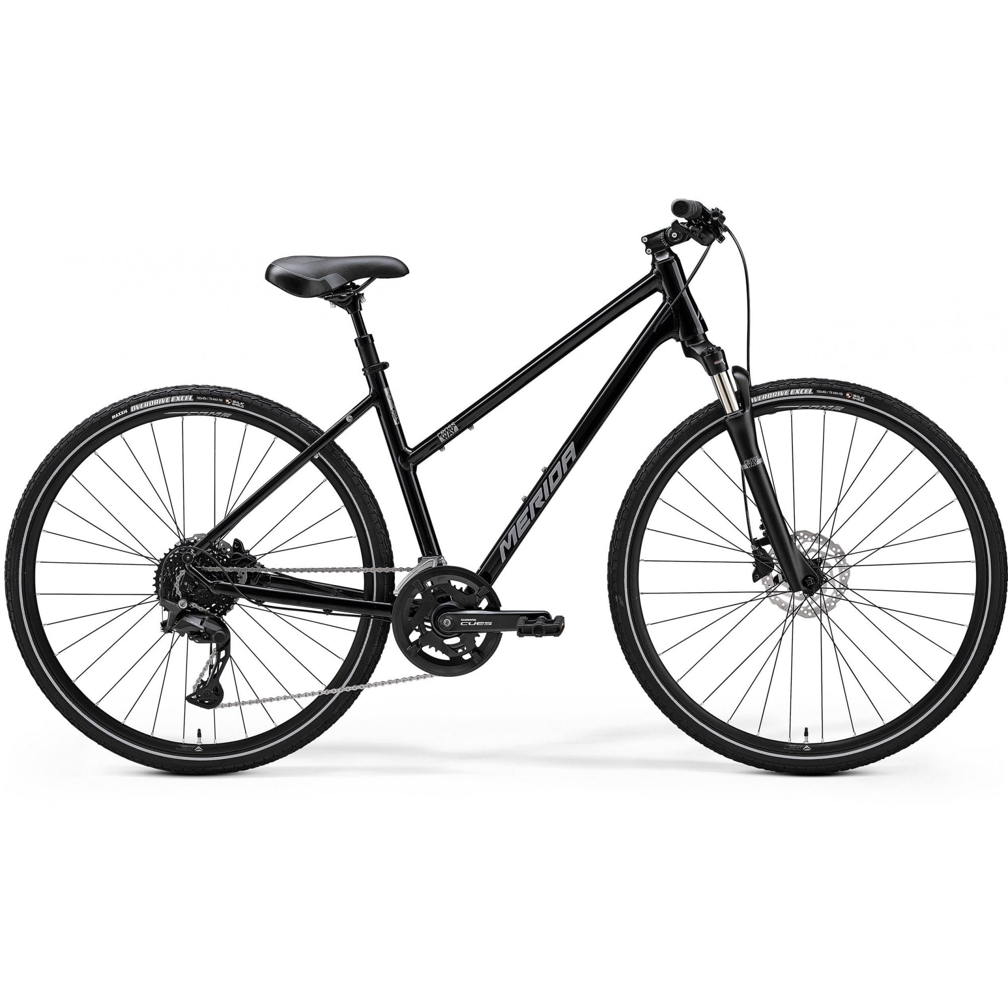 Merida Crossway 300 Women's - Black - MY24 Hybrid Bike