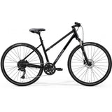 Merida Crossway 300 Women's - Black - MY24 Hybrid Bike