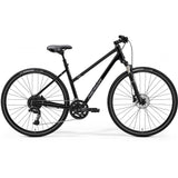 Merida Crossway 300 Women's - Black - MY24 Hybrid Bike
