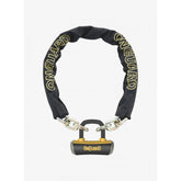 OnGuard Mastiff 110cm black and yellow chain lock secured by Design, durable accessories for bike or security use
