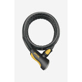 OnGuard Rottweiler 180cm black and yellow cable lock with secured by Design badge, durable bike and security accessory.