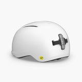MET Vibe Mips urban e-bike helmet with integrated USB LED light, helmet safety gear for cycling, in sleek design.
