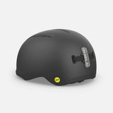 MET Vibe Mips urban e-bike helmet with integrated USB LED light, featuring a sleek design and adjustable straps for safety.