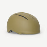 MET Vibe Mips urban e-bike helmet with integrated USB LED light, featuring a sleek design and adjustable straps for safety.