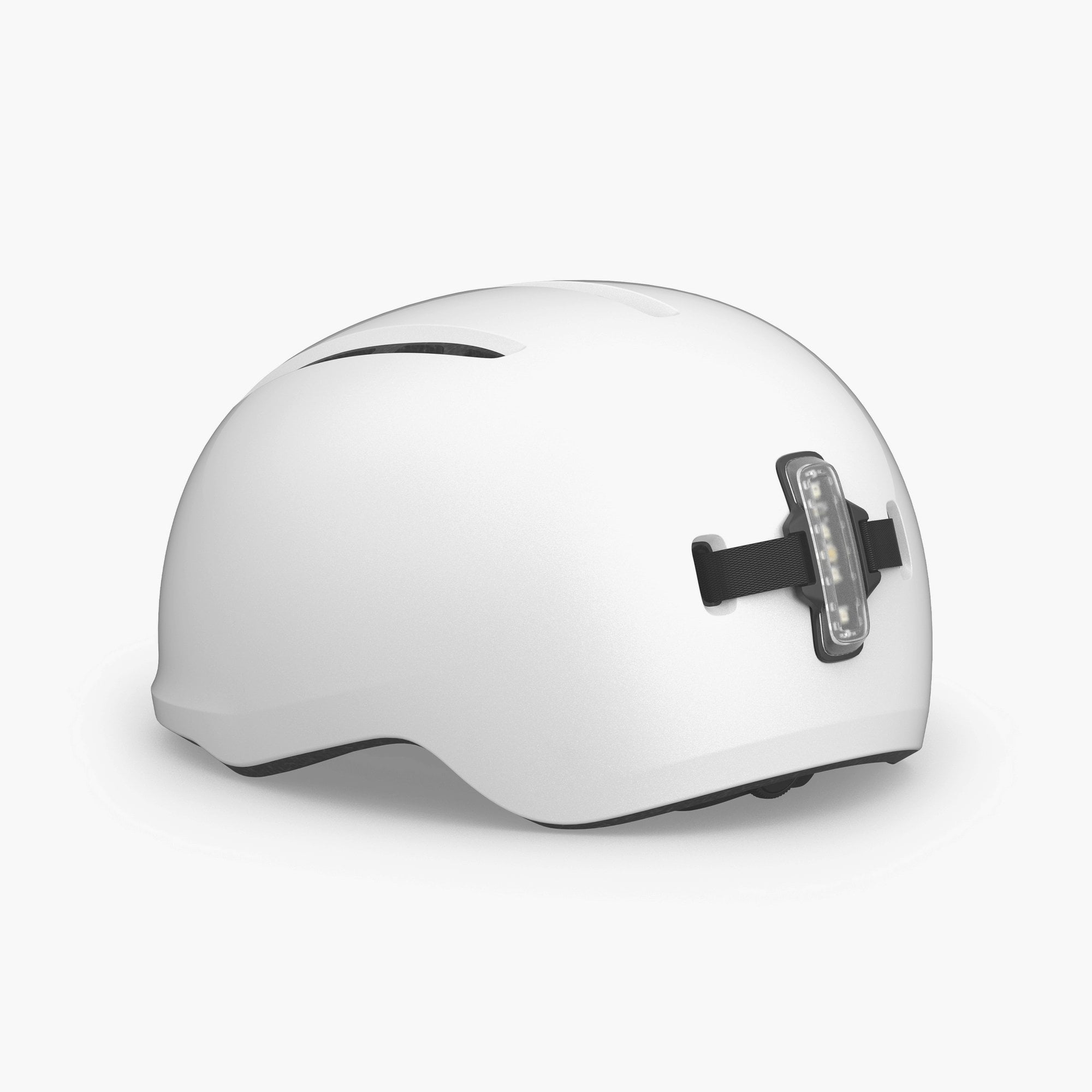 MET Vibe Urban Cycling Helmet with USB LED light, NTA 8776 certified safety, featuring a sleek design and adjustable straps.