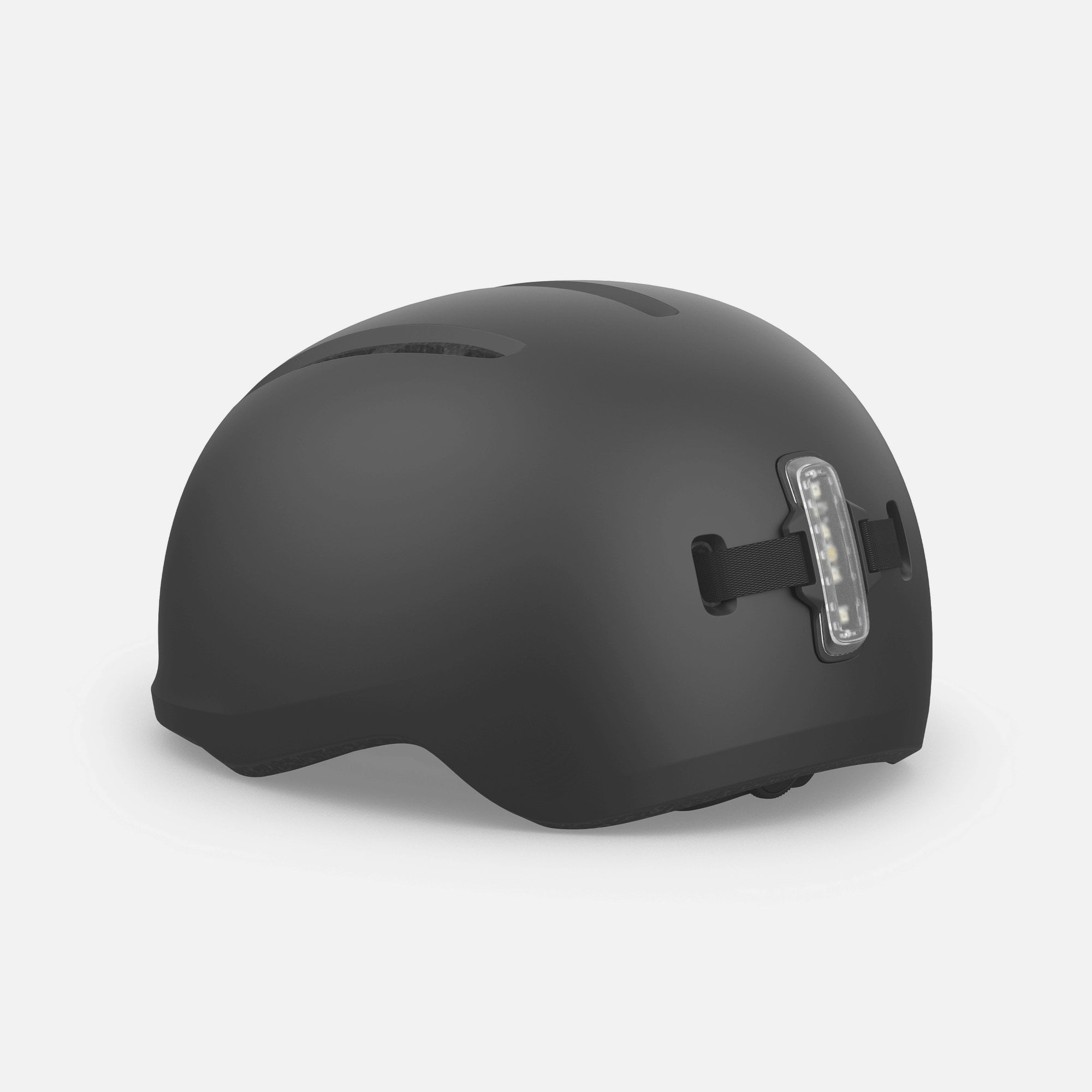 MET Vibe Urban Cycling Helmet with USB LED light, NTA 8776 safety certified, featuring sleek design and adjustable straps.