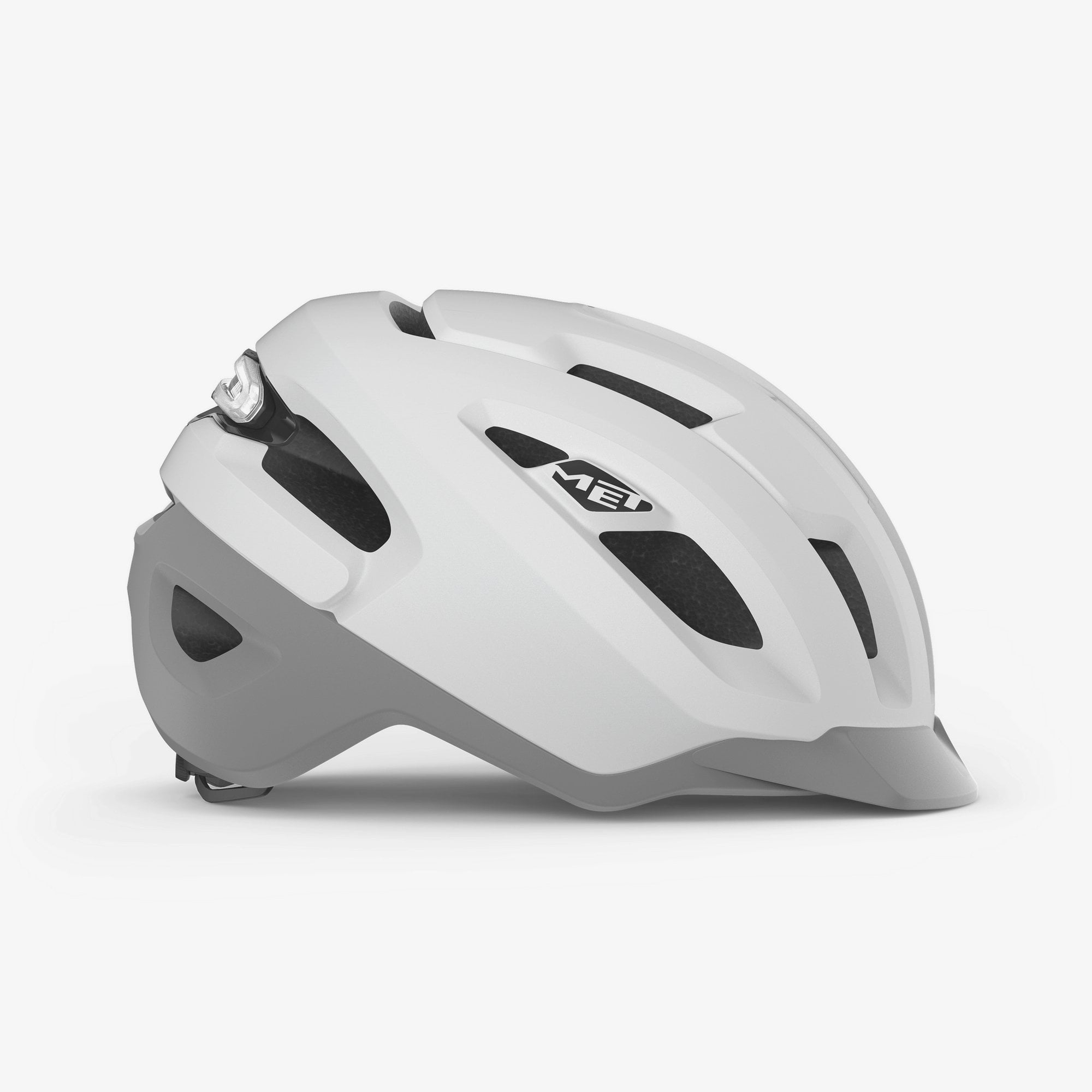 MET Urbex MIPS helmet with NTA 8776 certification, magnetic USB LED light, black, aerodynamic design, cycling safety gear