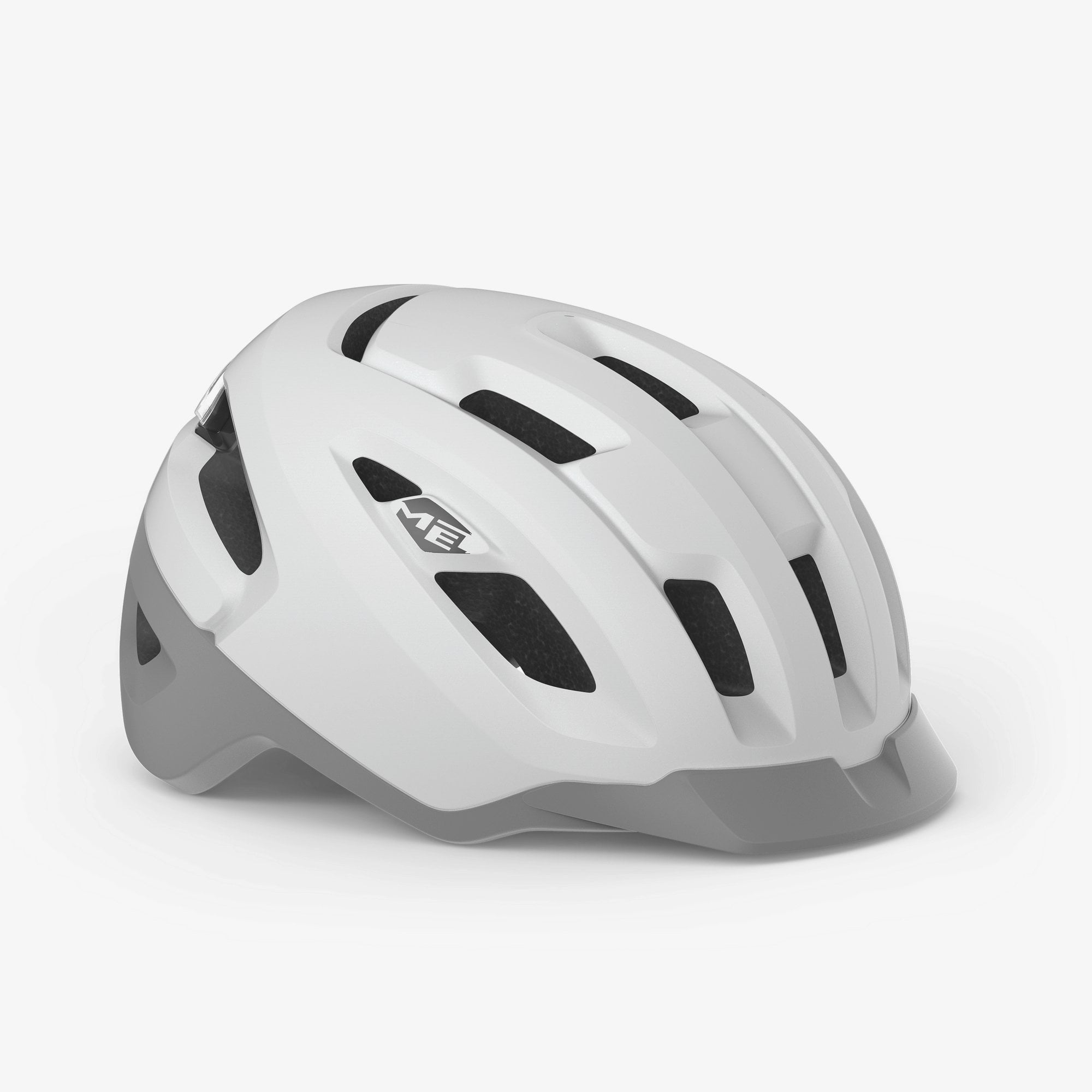 MET Urbex MIPS helmet with NTA 8776 certification and magnetic USB LED light, designed for safe cycling and urban commuting.