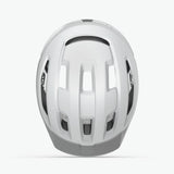 MET Urbex MIPS helmet with NTA 8776 certification and magnetic USB LED light, shown in a sleek, black cycling helmet design.