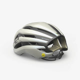 MET Trenta 3K Carbon road cycling helmet with Mips AIR® protection and aerodynamic design, shown from side view.