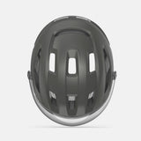 MET Intercity MIPS helmet with adjustable visor, LED light, and safety certification, featuring a sleek, aerodynamic design.