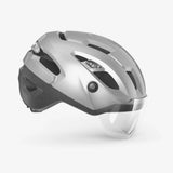 MET Intercity MIPS helmet with adjustable visor, LED light, and NTA 8776 safety certification for cycling safety and protection.