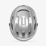 MET Intercity MIPS helmet with adjustable visor, LED light, and NTA 8776 safety certification for cycling safety.