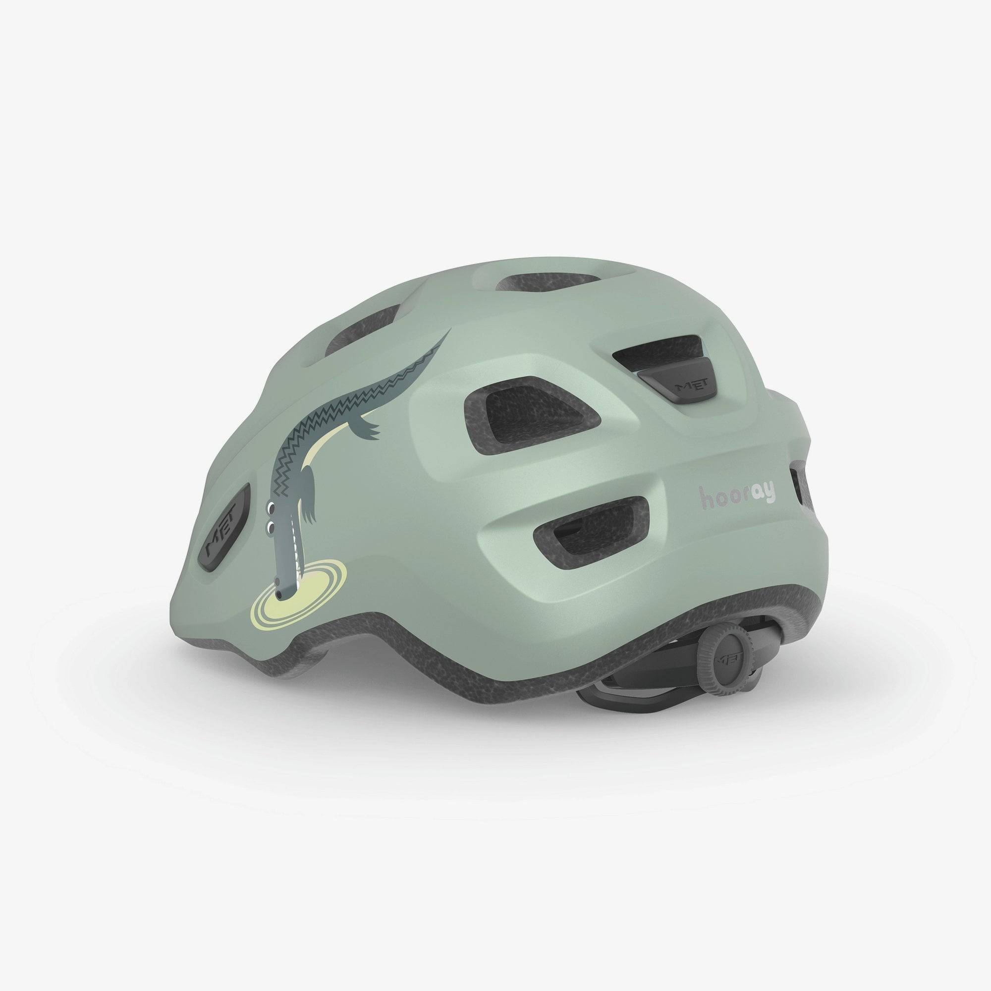 MET Hooray toddler helmet with adjustable fit, ventilation, and safety features, designed for young children’s outdoor activities.