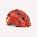 MET Hooray toddler helmet with adjustable fit, ventilation, and safety features for young children.
