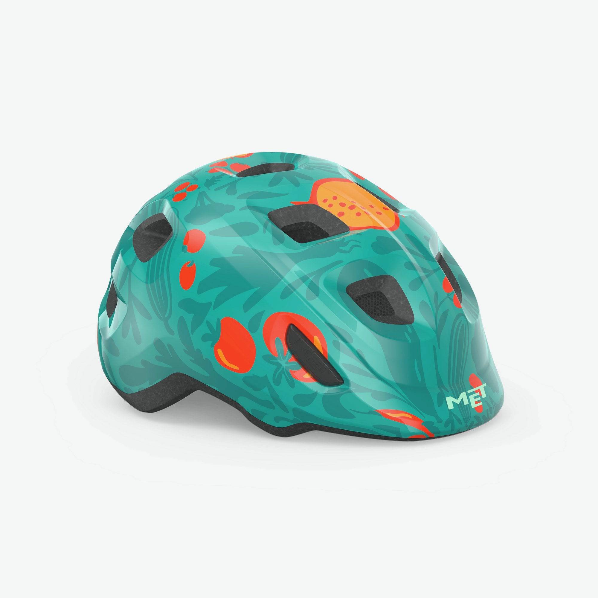 MET Hooray toddler helmet with adjustable fit, ventilation, and safety features, designed for young children's head protection.