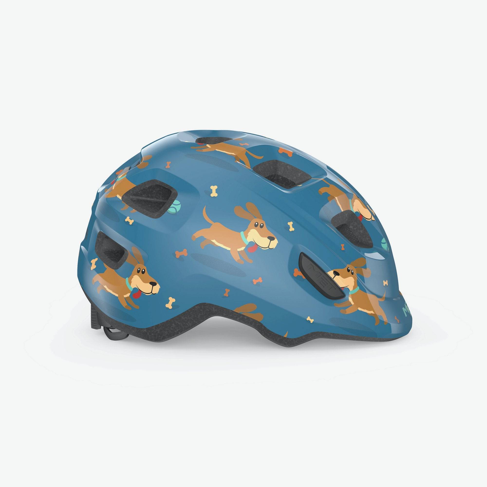MET Hooray toddler helmet with adjustable fit, ventilation, and safety features, designed for young children's outdoor activities.