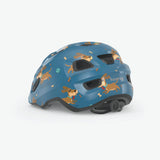 MET Hooray toddler helmet with adjustable fit, ventilation, and safety features, shown on a child for secure fit and comfort.