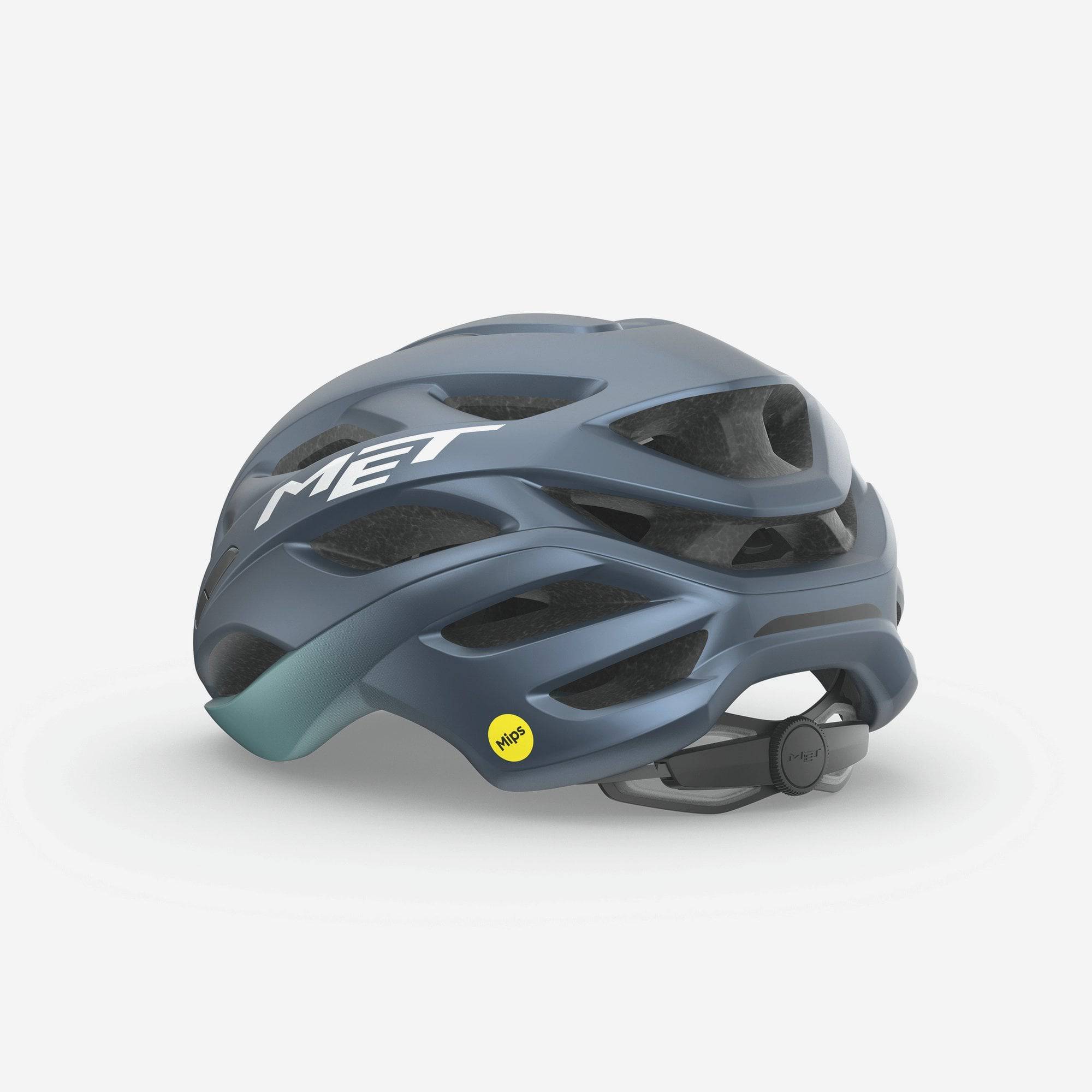 MET Estro MIPS cycling helmet with advanced brain protection and ventilation, shown from the front with adjustable straps and vents.