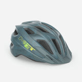 Kids' MET Crackerjack MIPS helmet with rear LED light and extended protection, shown in a vibrant color with adjustable straps.