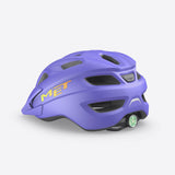 MET Crackerjack kids helmet with integrated LED light, adjustable straps, and enhanced safety features for children’s biking safety.