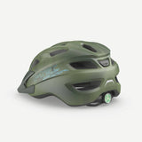 MET Crackerjack Kids helmet with integrated LED light, showcasing safety features and adjustable straps for children’s cycling safety.