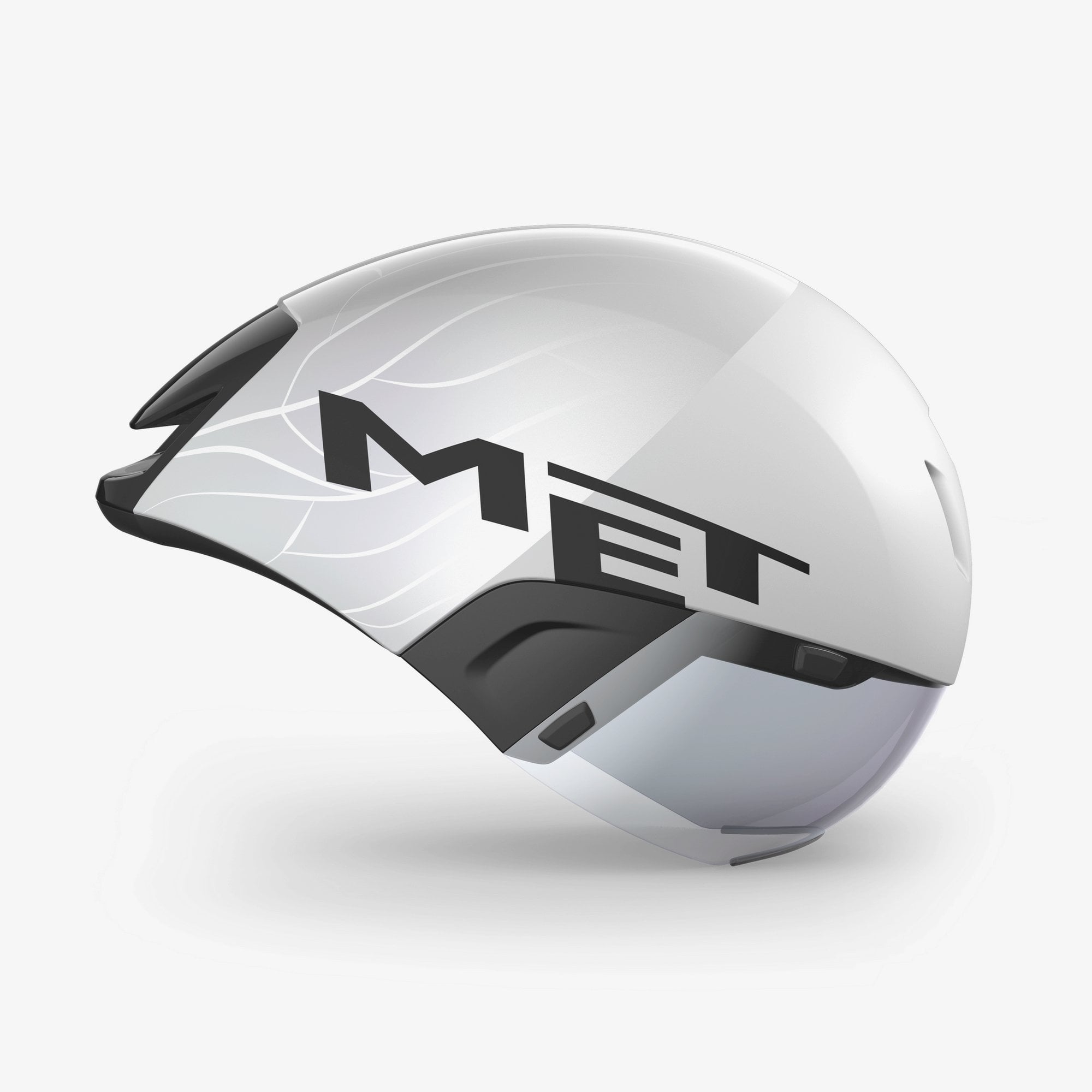 MET Codatronca cycling helmet with aerodynamic design and adjustable fit, shown on a model for safe riding.