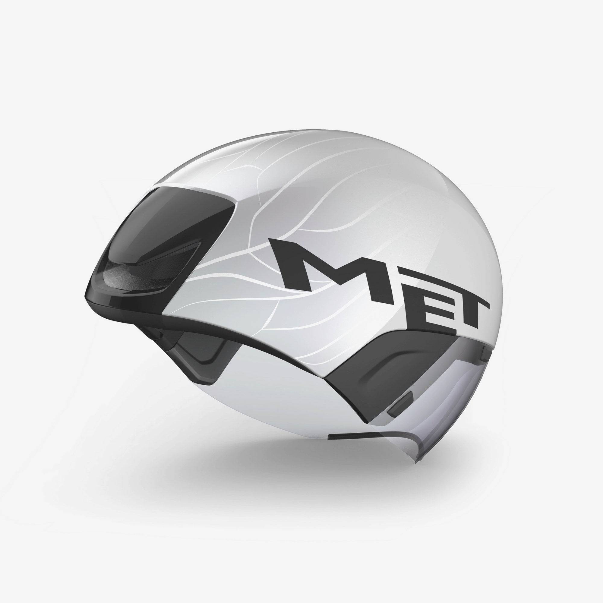 MET Codatronca cycling helmet with aerodynamic design and adjustable fit, shown from the side on a neutral background.